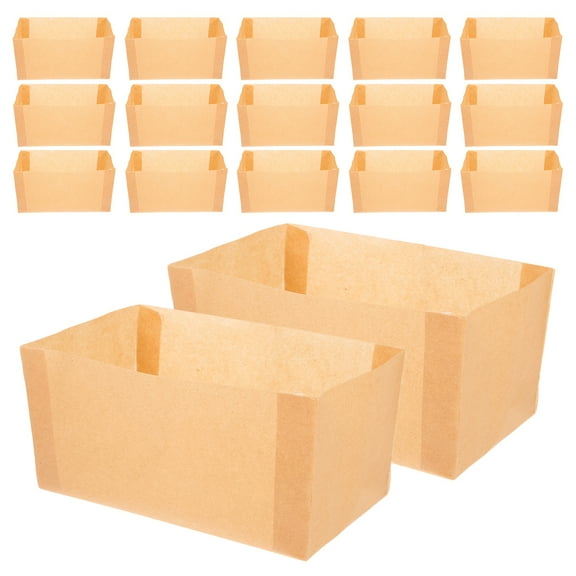 100 Pack Bread Loaf Liners Cake Baking Paper Disposable Parchment Paper Loaf Pan Liner Non-stick
