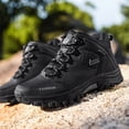 thumbnail image 3 of YOURDIARY Mens Hiking Boots Water Resistant Anti-Slip Outdoor Trekking Camping Shoes with Ankle Support, 3 of 7