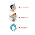 Skip Hop Baby Shower Cap Shield, Moby Bath Visor for Kids, Blue