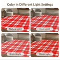 thumbnail image 7 of ODIKA 4'x6' Washable Area Rug Bordered Farmhouse Motif Checkered Striped Christma Plaid Checked Refined for Home Office, Under Desk, Non-Slip Chair-Friendly, Flatwoven, 7 of 7