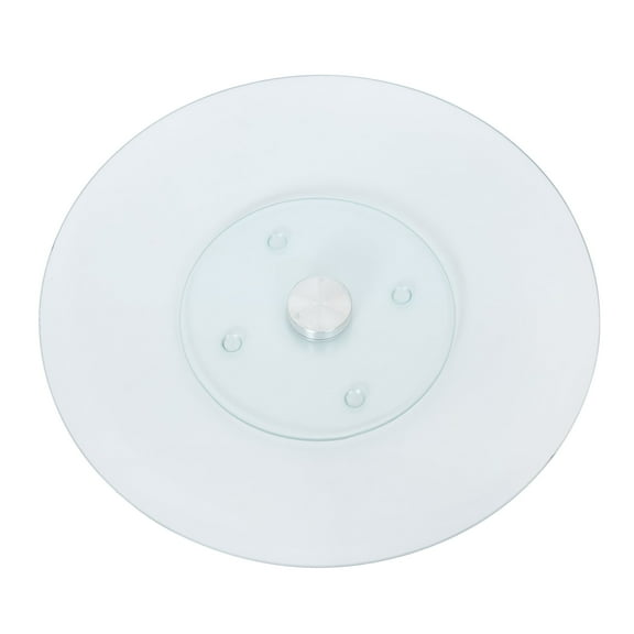 Creative Home Tempered Glass Lazy Susan Turntable Rotating Serving Plate Dinning Table Organizer