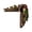 H, variant on Hummingbird Wooden Door Corner Topper, 5.91 Inch Floral Bird Door Frame Decoration, Rustic Wood Nature Doorway Accent for Entryway Bedroom Cabin Farmhouse Home Decor