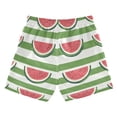 thumbnail image 2 of Green Lines Watermelons Boys' Swim Trunks Board Shorts Beach Pants Bathing Bottoms 4T, 2 of 8