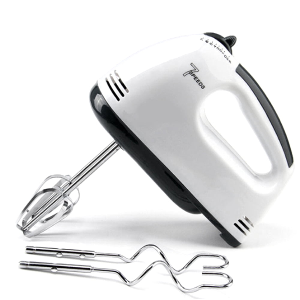 Stainless Steel Electric Hand Mixer 7 Speed Egg Beater Whisk Foamer Baking Cook 
