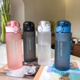 thumbnail image 3 of PortableTransparentPlasticWaterBottleLargeCapacityOutdoorSportsWaterBottleForBoysAndGirlsStudents, 3 of 5