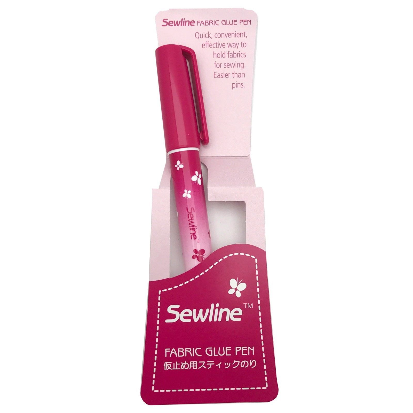 United Notions Pink Sewline Water-Soluble Fabric Glue Pen Refill 2 Count 25/Pk 25 Pack