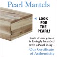 thumbnail image 5 of Pearl Mantels Beautiful Natural Acacia Wood Mantel Shelf, Unique Wood Character Enhanced By A Natural Clear Finish, 48"L x 9"D x 5"H, 5 of 5