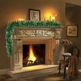 thumbnail image 5 of PALIFEUR 8.8ft Christmas Garland - Soft Pines Garland Christmas Decorations, Lifelike Christmas Garlands for Mantle Table Wall Fireplace Holiday Party Christmas Decorations, 5 of 8