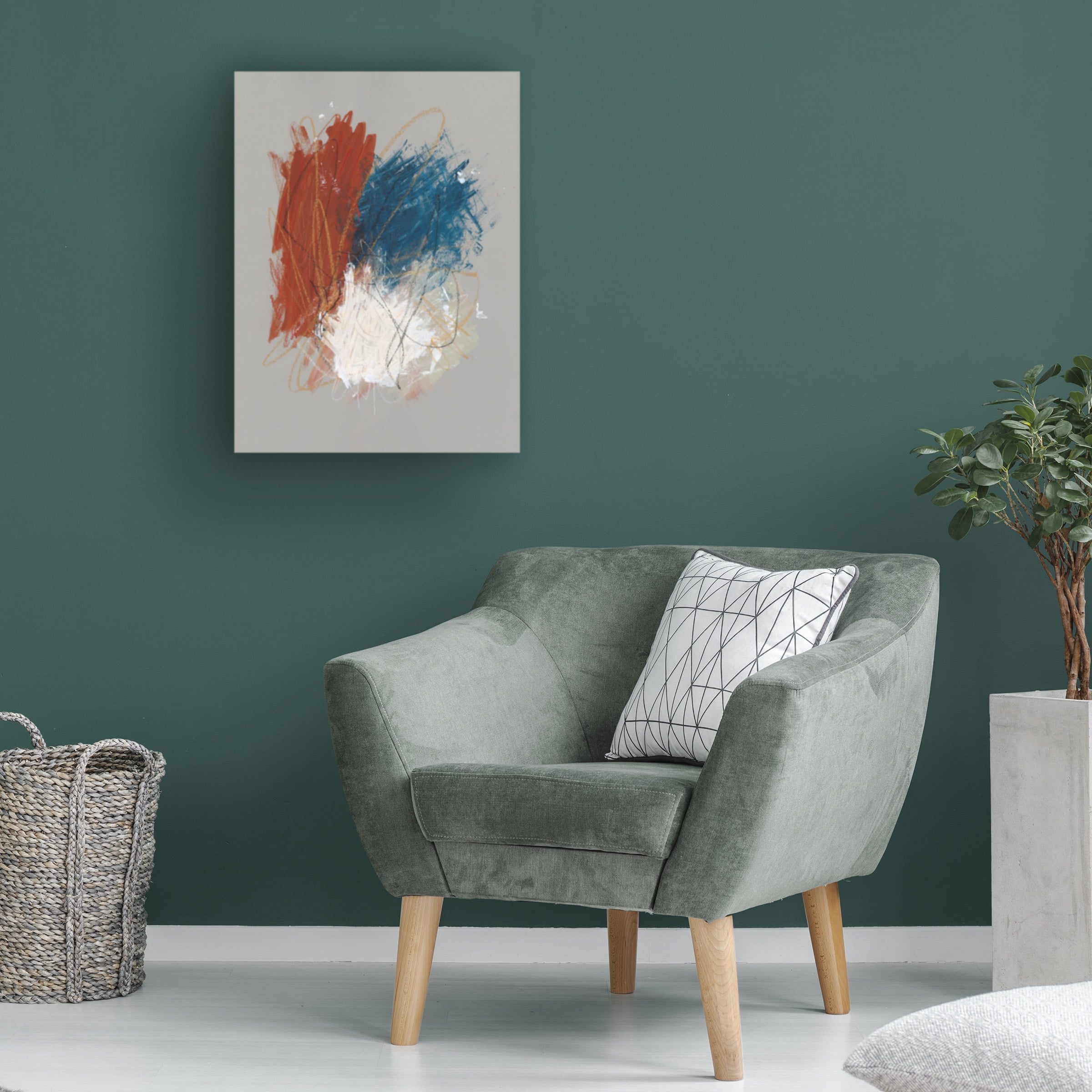 Renée W. Stramel 'Primary Color Study II' Canvas Art