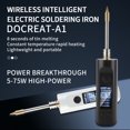 thumbnail image 4 of Mistaha Portable USB Wireless Charging Smart Soldering Iron 75W with Temperature Control, Large Screen Display, and 3 Interchangeable Tips, 4 of 7