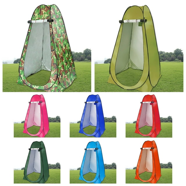 Tente Pop-up Cabine d'Essayage Tente Pliante Instantanée avec Sac portable Extérieur Douche Privée Bain Salle d'Habillage Salle d'Habillage Convient pour la Plage le camping