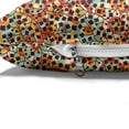 thumbnail image 4 of Modern Pet Bed, Nature Inspired Scroll Pattern Buds on an Abstract Background with Colorful Circles, Resistant Pad for Dogs and Cats Cushion with Removable Cover, 24" x 39", Multicolor, by Ambesonne, 4 of 4