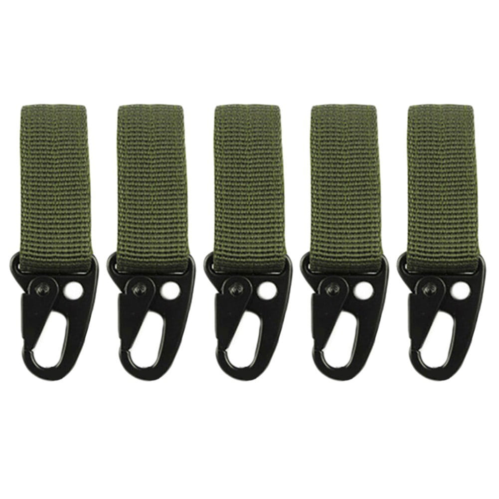 Tactical Hanging Belt Carabiner KeyHook Webbing Buckle Strap Clip Backpack D-ac 