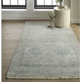 Ramey Vintage Space Dyed Wool Rug, Natural Tan/Gray, 5ft x 7ft 6in