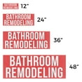 thumbnail image 3 of Bathroom Remodeling Vinyl Decal 12 Inch x 5 Inch Weatherproof Heavy-Duty Adhesive Backing | Renovation Services, Home Improvements, Custom Designs | Made in USA, 3 of 6