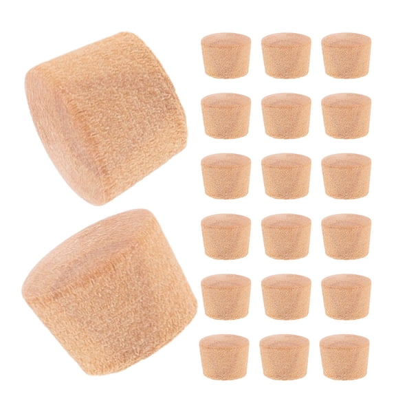 LOLIPPYY 50pcs Carpenter Bee Hole Filler Wooden Plugs With Natural Finish For Woodworkers