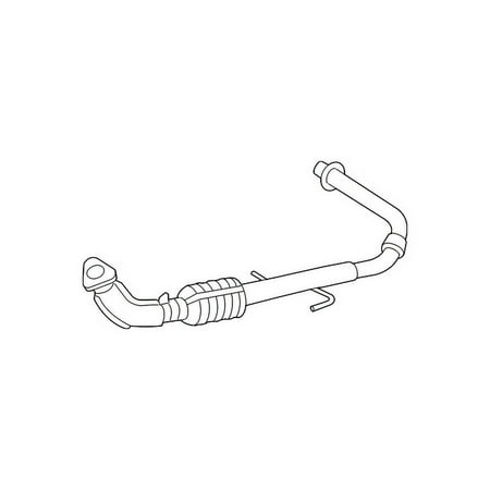 Genuine OE Toyota Front Pipe - 17450-0F080