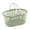 Green, variant on Plastic Shower Caddy Basket with Handles Drainage Holes Portable Bath Organizer for Bathroom Kitchen Household Use