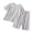 Grey, variant on YunPes Girls Soft Plain Pajama Set Lightweight Loose Fit Short Sleeve Shirts and Shorts Breathable Comfy 2 Piece Outfit