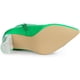 thumbnail image 5 of Botines Tacón Grueso Transparente Para Mujer Verde 41, 5 of 6