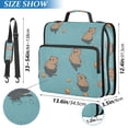 thumbnail image 2 of FORMRS Zipper Binder with Shoulder Strap 2-inch Ring 500 Sheet Capacity File Bag, Cartoon Capybaras, 2 of 5