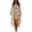 06-White698, variant on XIAONU Tie Dye Maxi Dress For Women Long Sleeve V Neck High Low Ruffle Hem Western Sundress