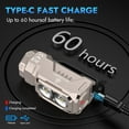 thumbnail image 4 of WUBEN E7 Mini LED EDC Flashlight 1800 Lumens Rechargeable IP68 Waterproof Magnetic Type-C, 4 of 8