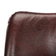 thumbnail image 3 of SAFAVIEH Tarly Modern Chic Accent Chair with Pillow, Burgundy/Natural, 3 of 10