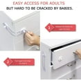 thumbnail image 3 of Child Proof Cabinet Locks Baby Safety Locks Transparent Soft Strap No Installation Drawer Fridge Locks for Infant Protection, 3 of 8