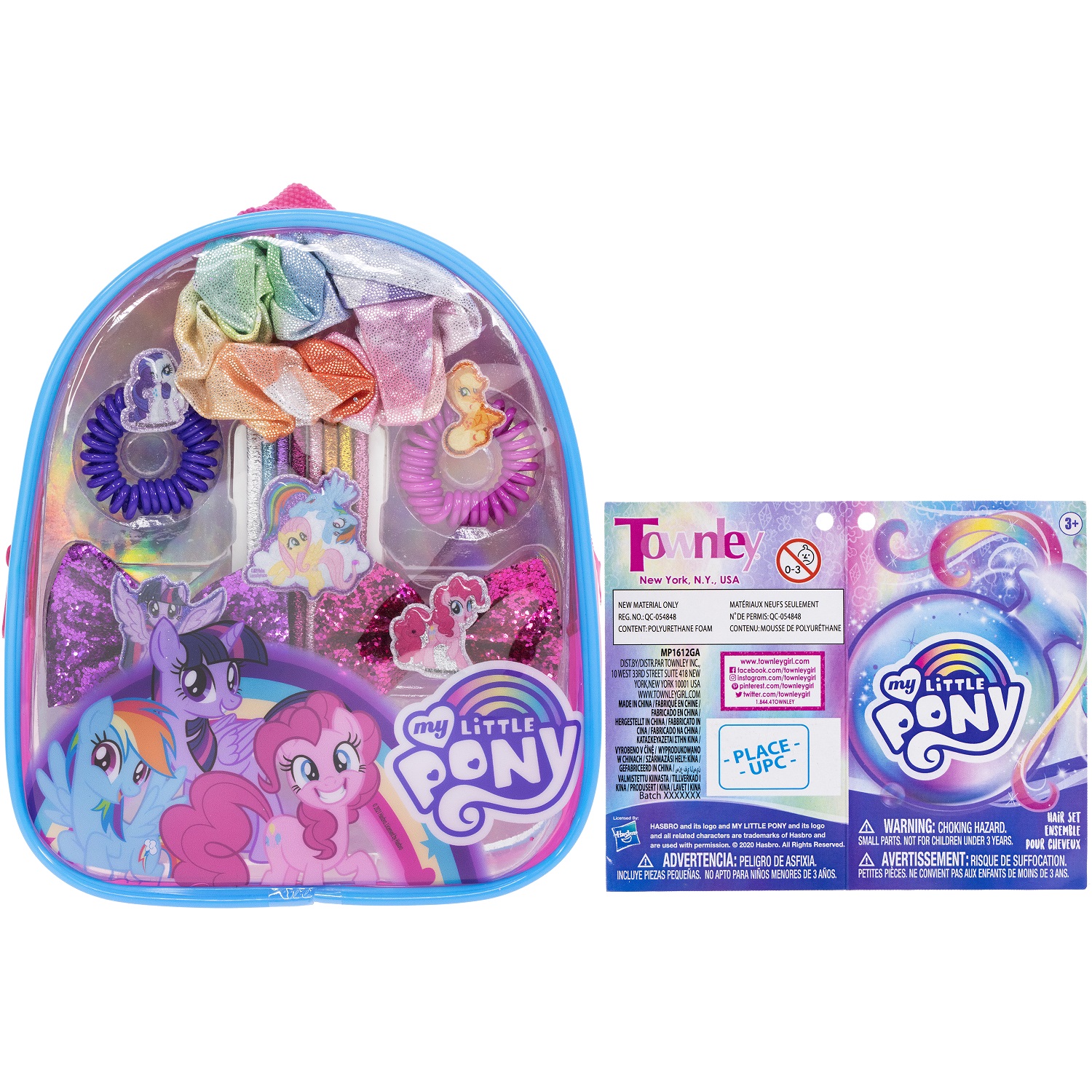My Little Pony - Townley Girl Hair Accessory Backpack, Age 3+