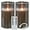 Gray, variant on ZM Rechargeable Flameless Candles, LED Candles, Candles with Remote and Timers, Real Wax Pillar Candles, with Flickering Embedded Star String，Ivory White, Set of 2