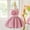 Pink, variant on IVEYRTF Childrens 2 Piece Dress Girls Birthday Party Dress Princess Dress with 3D Floral Appliques Toddler Girls Formal Party Wear Holiday Celebration Outfit(Pink,7-8 Years)