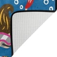 thumbnail image 6 of SKYSONIC Area Rug Carpet Cute Dolphins and Diving Girls Nursery Rug Floor Mat for Hardwood Floor Entrance Living Room Bedroom, 60x39 in, 6 of 6