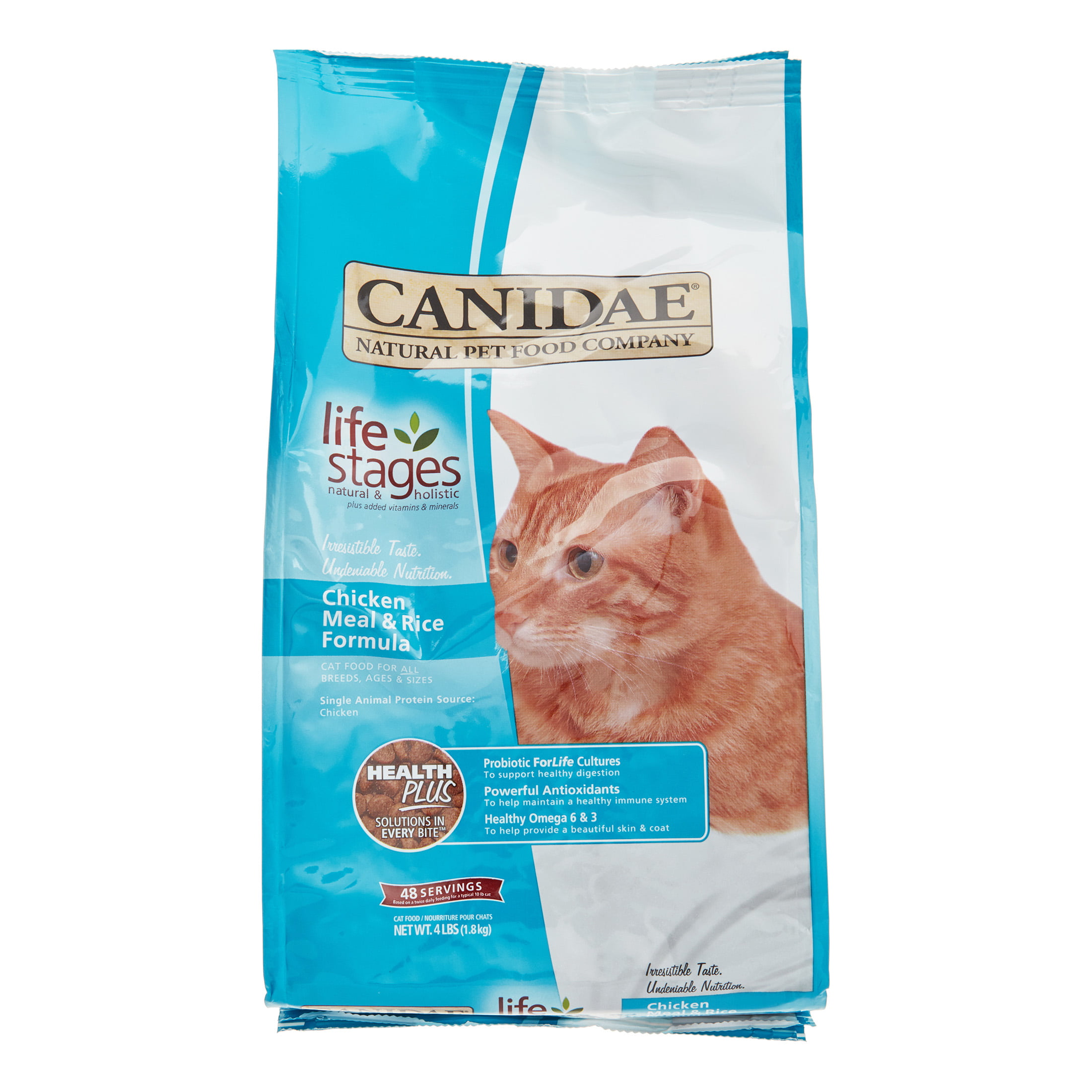Canidae Pet Foods All Life Stages Chicken Meal and Rice Natural Cat Food, 4 lb