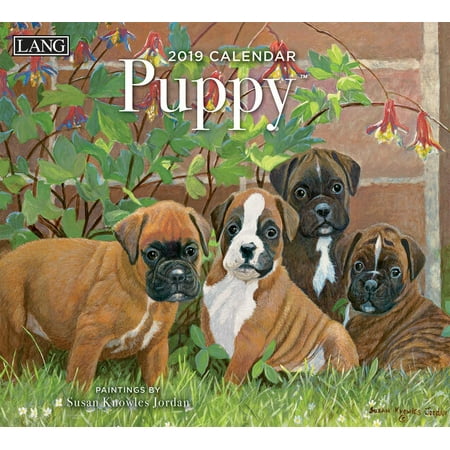Earthscapes Puppies Wall Calendar - 2019 WALL CALENDAR, PUPPY