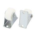thumbnail image 1 of 2 Pcs De Ruedas Giratorias De Plástico Blanco De 1" De Diámetro Para La Carretilla De Muebles, 1 of 2