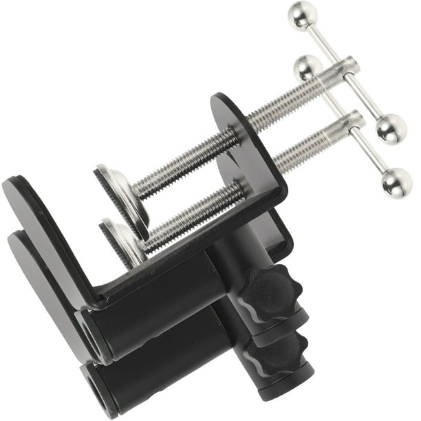 2pcs Adjustable Screw Table Mount C Clamp Metal Desk Clamp for Mic