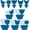 Blue, variant on Minzimin 50 Sheets Fruit Fly Sticky Traps for Fruit Fly Gnat Trap for House Indoors Sticky Traps Catcher for Gnats Fungus Gnats Mosquito Catcher Kitchen Outdoor Plants Classic Style