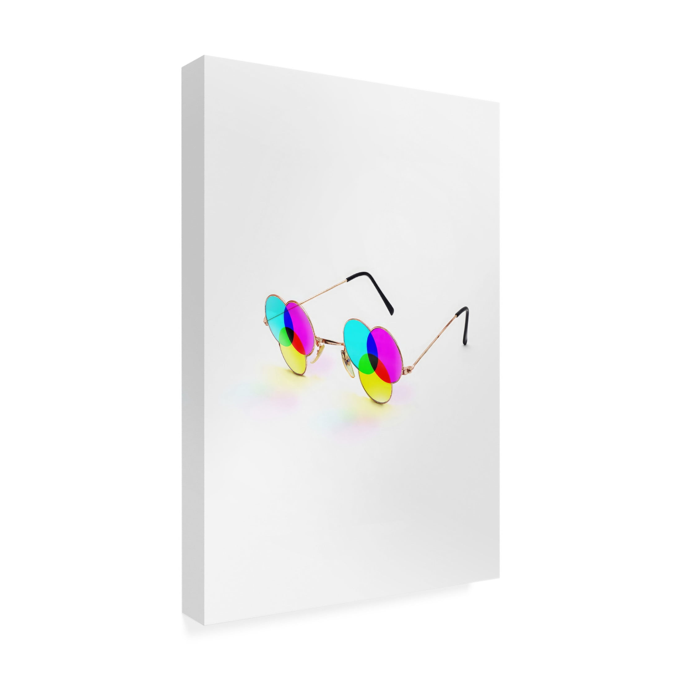 Trademark Fine Art Artem Pozdniakov  Cmyk Glasses Canvas Wall Art