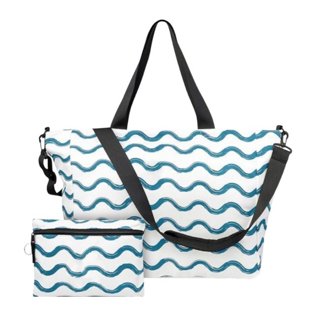 Bolsa de playa, bolsa de viaje, resistente a la arena, para mujer, portátil, para piscina, para vacaciones familiares, artículos esenciales, juguetes Verde