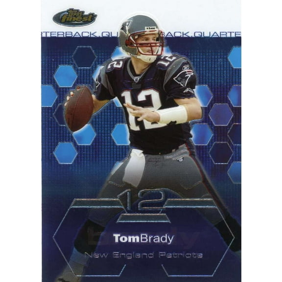 NFL 2003 Topps Finest Tom Brady Trading Card #35