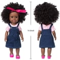 thumbnail image 3 of Doll Ecore Fun Black Baby Girl de 37 cm con conjunto de ropa de silicona, 3 of 9