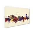 thumbnail image 2 of Trademark Fine Art 'Tehran Iran Skyline II' Canvas Art by Michael Tompsett, 2 of 3
