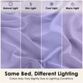 thumbnail image 5 of Lux Decor&nbsp;6 Piece Bed Sheets Queen Size - Ultra Soft Microfiber Bed Sheet Sets, 16” Deep Pocket Queen Sheets, Lavender, 5 of 9