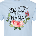 thumbnail image 4 of Inktastic Blessed to Be a Nana with Pink Flowers T-Shirt, 4 of 5