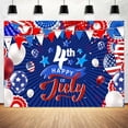 thumbnail image 3 of 4th of July Independence Day Backdrop, American Flag Balloons USA Banner for Independence Day Photography Background, Patriotic Party Veterans Day Backdrop Photo Banner Booth Studio 7x5ft, 3 of 5