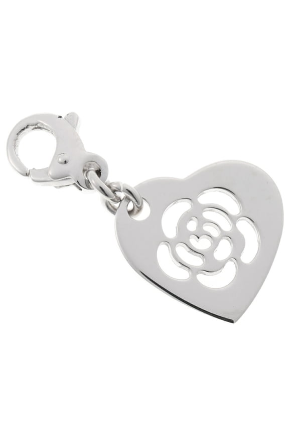 Pre-Owned Chanel Camellia Charm, 18K White Gold