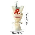 thumbnail image 3 of dajkiuy Crochet Flowers Bouquet, Handmade Knitted Artificial Crochet Flower Gifts for Mother Wife on Birthday Anniversary, 3 of 6