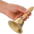 thumbnail image 5 of Wooden Hand Bell, 8CM School Reception Dinner Hotel Hand Bell, 5 of 5