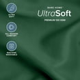 thumbnail image 4 of Bare Home 22" Extra Deep Pocket Sheet Set - Premium 1800 Collection - Ultra-Soft - Queen, Forest Green, 4 of 9